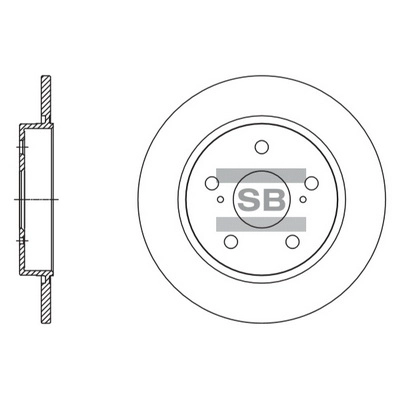 Тормозной диск HI-Q SD4615