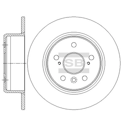 Тормозной диск HI-Q SD4642