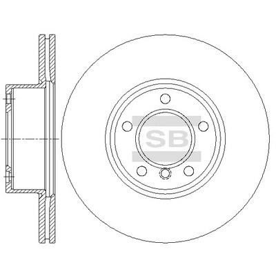 Тормозной диск HI-Q SD5208