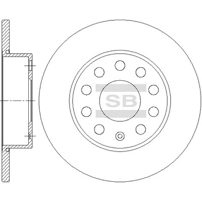 Тормозной диск HI-Q SD5412