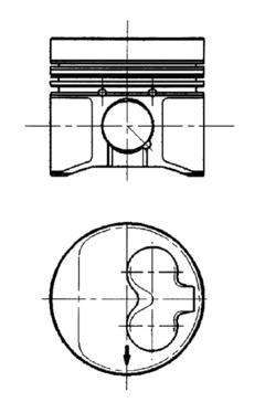 Поршень WILMINK GROUP WG1022260