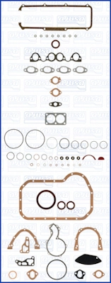 Комплект прокладок двигатель WILMINK GROUP WG1165851