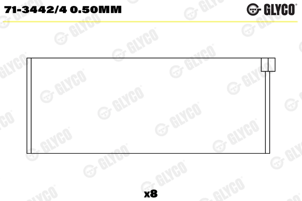 Комплект вкладышей WILMINK GROUP WG1185418