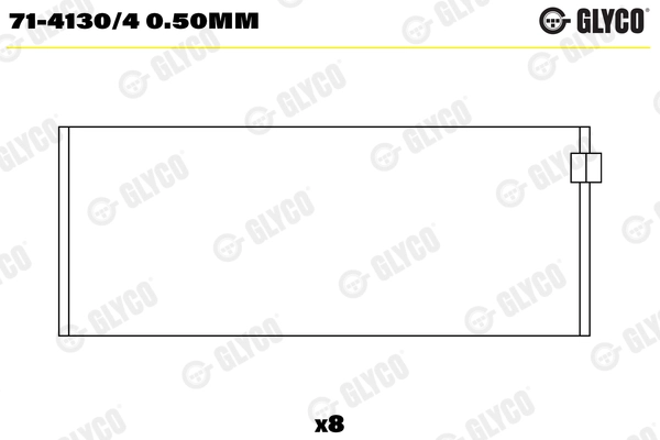 Комплект вкладышей WILMINK GROUP WG1185574