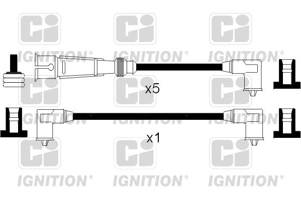 Комплект проводов зажигания ci QUINTON HAZELL XC1060
