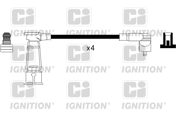 Комплект проводов зажигания ci QUINTON HAZELL XC914