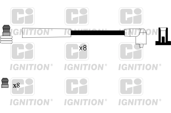 Комплект проводов зажигания ci QUINTON HAZELL XC984