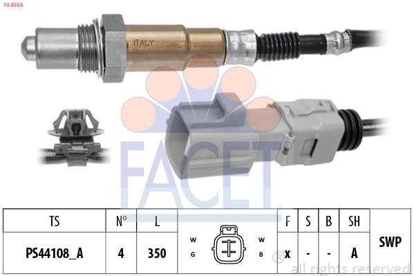 Лямбда-зонд made in italy - oe equivalent FACET 10.8556