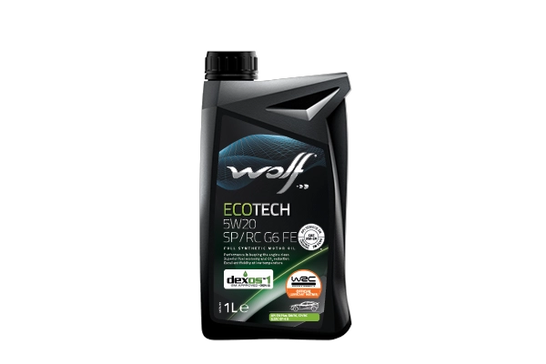 Моторное масло wolf ecotech 5w20 sp/rc g6 fe WOLF 1047274