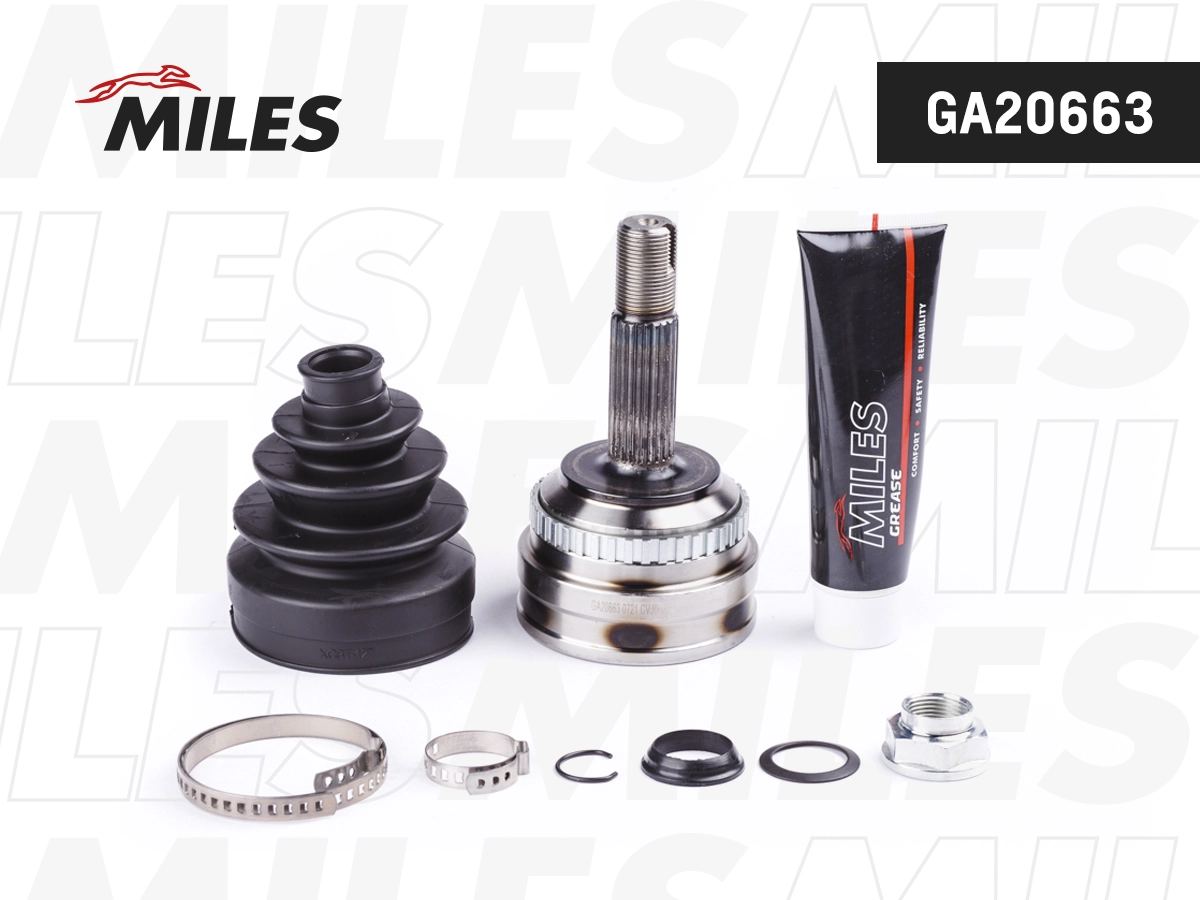 Шарнирный комплект приводной вал MILES GA20663