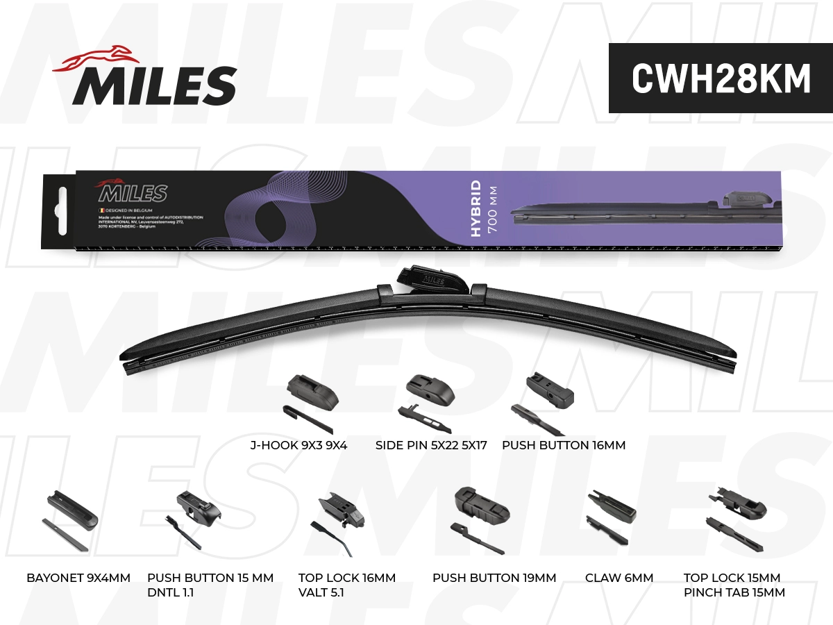 Щетка стеклоочистителя MILES CWH28KM