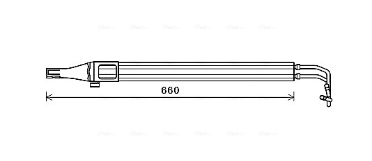 Масляный радиатор рулевое управление AVA QUALITY COOLING MS3684