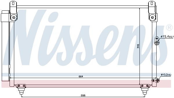 Конденсатор кондиционер corrosion protection nitrogen-filling NISSENS 940191