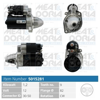 Стартер MEAT & DORIA 5015281