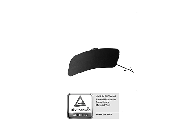 Облицовка бампер quality guaranteed POLIPLAST 100.12811
