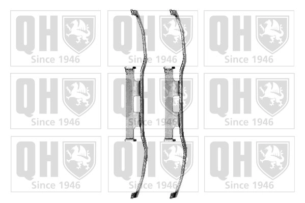 Комплектующие колодки дискового тормоза QUINTON HAZELL BFK879