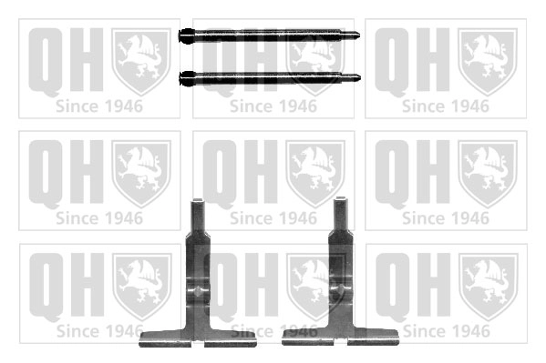 Комплектующие колодки дискового тормоза QUINTON HAZELL BFK926