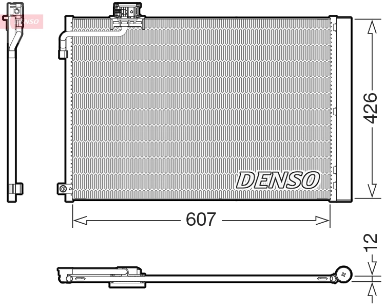 Конденсатор кондиционер DENSO DCN17064