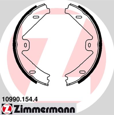 Комплект тормозных колодок стояночная тормозная система ZIMMERMANN 10990.154.4