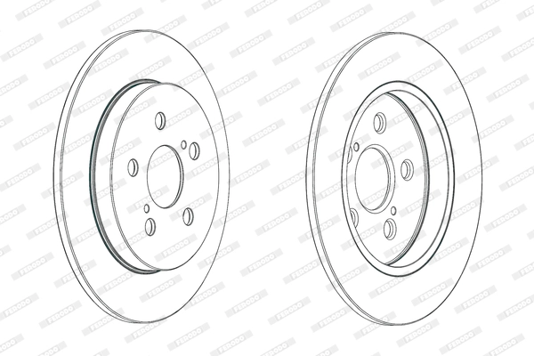 Тормозной диск premier FERODO DDF1875C