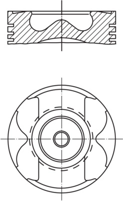 Поршень MAHLE/KNECHT 005 22 02