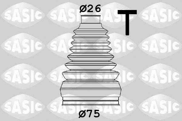 Комплект пыльника приводной вал SASIC 1906147