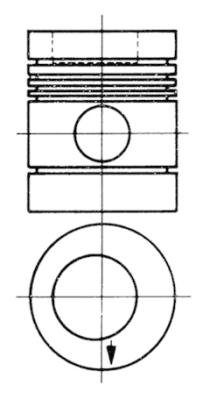 Поршень KOLBENSCHMIDT 90274830