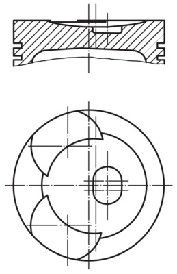 Поршень MAHLE/KNECHT 001 92 00