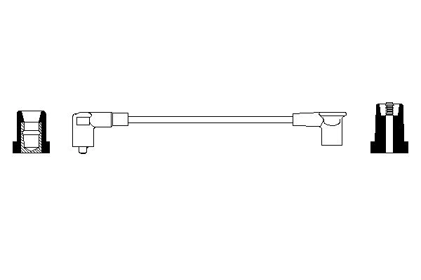 Провод зажигания BOSCH 0 356 904 074
