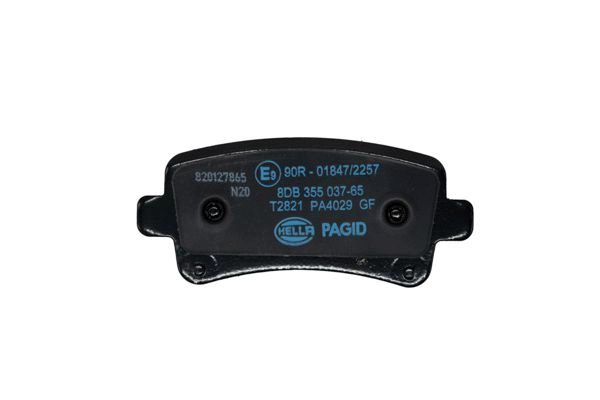 Комплект тормозных колодок дисковый тормоз HELLA/BEHR/PAGID 8DB 355 037-651