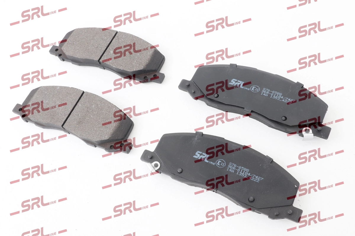 Комплект тормозных колодок дисковый тормоз SRLINE S70-0588
