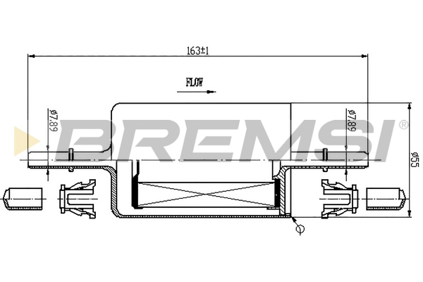 Топливный фильтр BREMSI FE0846