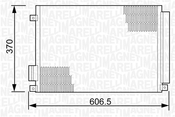 Конденсатор кондиционер MAGNETI MARELLI 350203497000