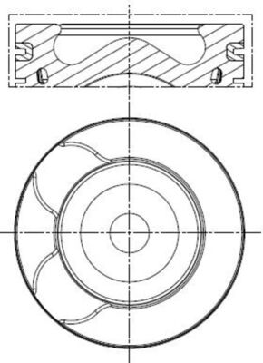 Поршень MAHLE/KNECHT 039 PI 00128 000