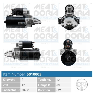 Стартер MEAT & DORIA 5010003