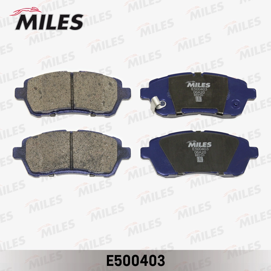 Комплект тормозных колодок дисковый тормоз MILES E500403