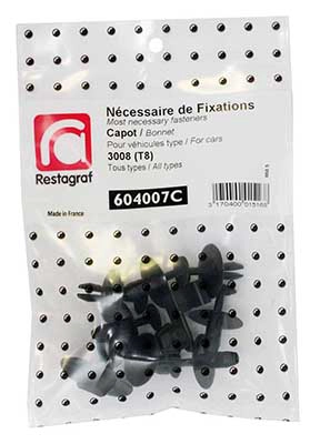 Комплект клип кузов RESTAGRAF 604007C