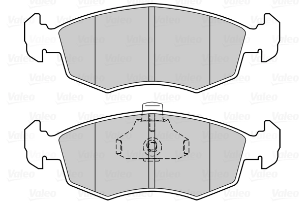 Комплект тормозных колодок дисковый тормоз first VALEO 302023