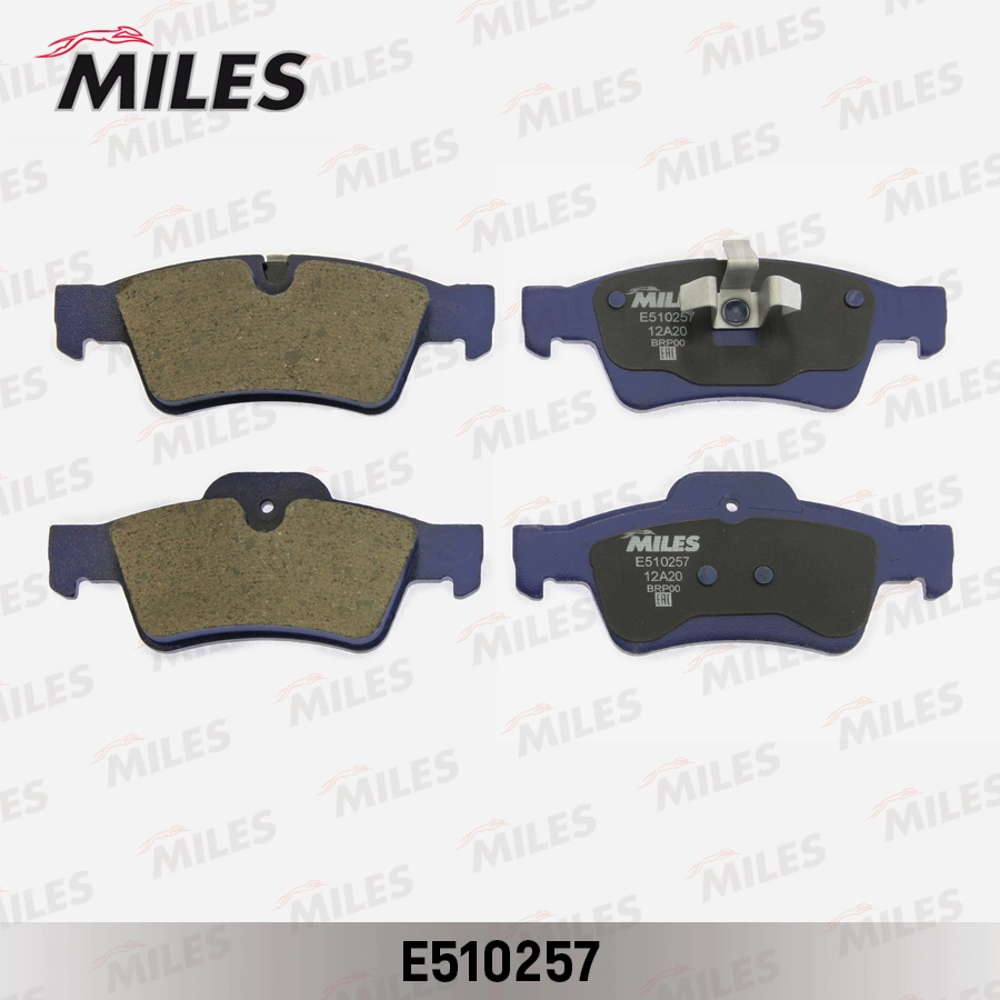 Комплект тормозных колодок дисковый тормоз MILES E510257