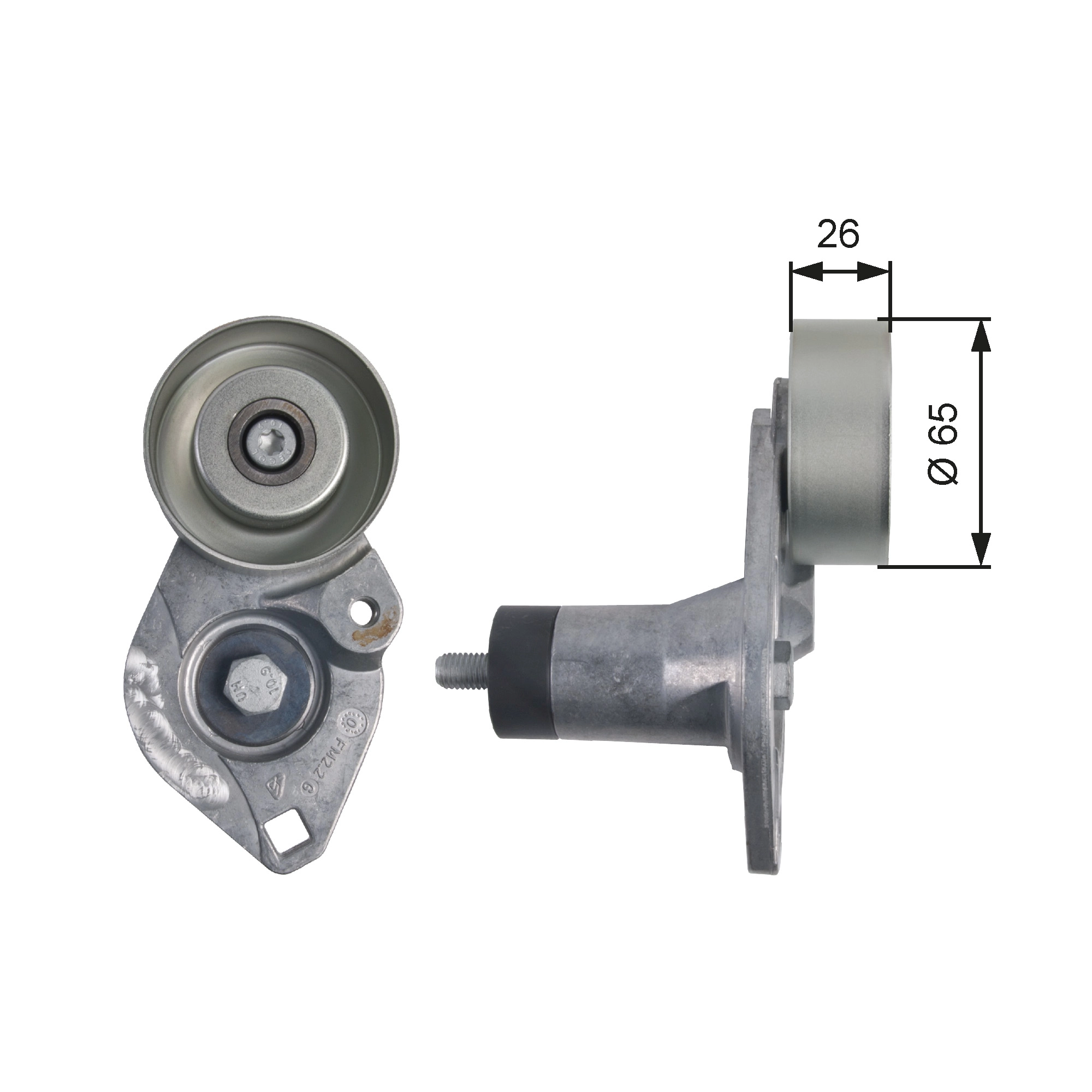 Натяжитель ремня клиновой зубча drivealign GATES T39152