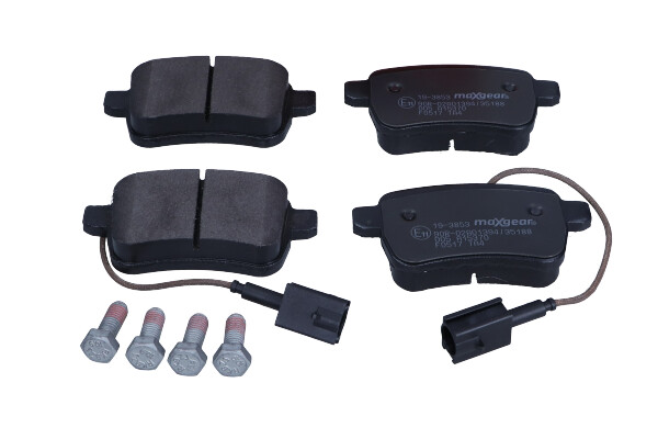 Комплект тормозных колодок дисковый тормоз MAXGEAR 19-3853