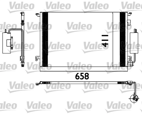 Конденсатор кондиционер VALEO 817648