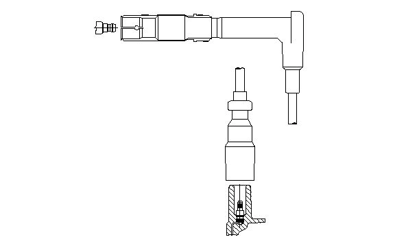 Провод зажигания BREMI 187/45