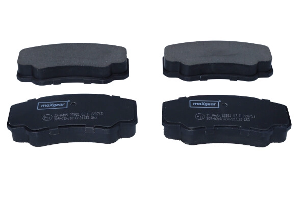 Комплект тормозных колодок дисковый тормоз MAXGEAR 19-0485