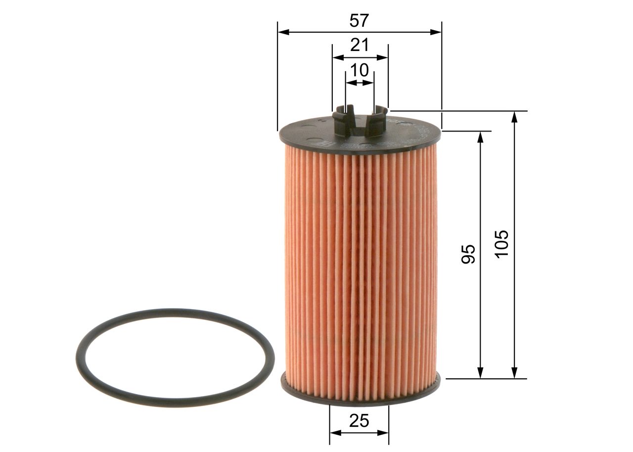 Масляный фильтр BOSCH 0 986 4B7 009