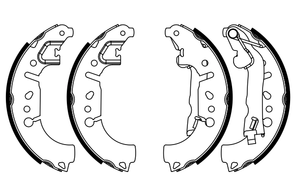 Комплект тормозных колодок BOSCH 0 986 487 956