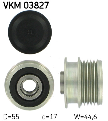Механизм свободного хода генератора SKF VKM 03827