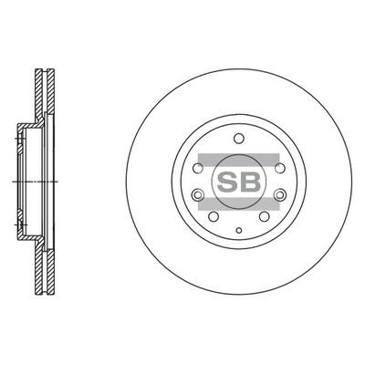Тормозной диск HI-Q SD4417
