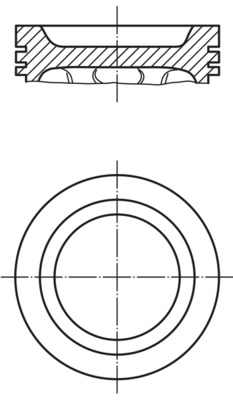 Поршень MAHLE/KNECHT 012 15 10