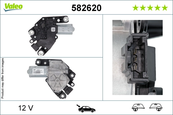 Двигатель стеклоочистителя original part VALEO 582620